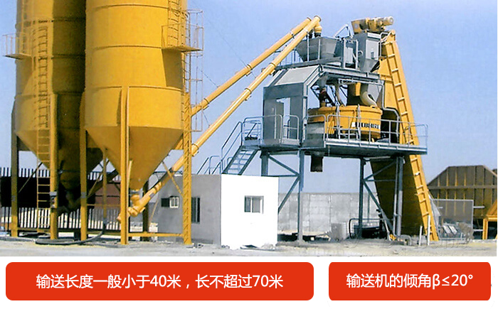 ls螺旋輸（shū）送（sòng）機輸送長度在不超過70米之內（nèi），同（tóng）時材質所能承受溫度小於200℃