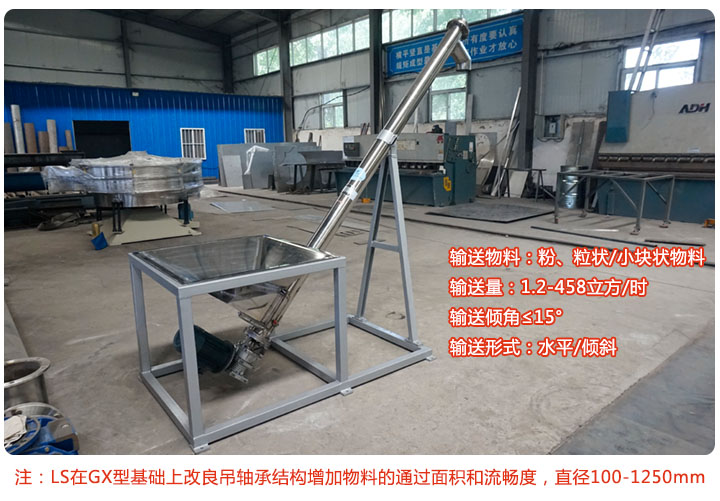 LS型螺旋給料機介（jiè）紹